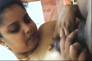 Chubby Dark Skin Cocl Loving Indian Girl Gives Head